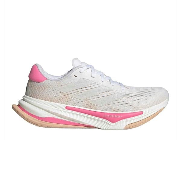 Adidas Womens/Ladies Supernova Prima Trainers - Cloud White/Lucid Pink - 