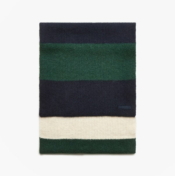 Joules POPLEY STRIPE Womens Winter Green/Blue