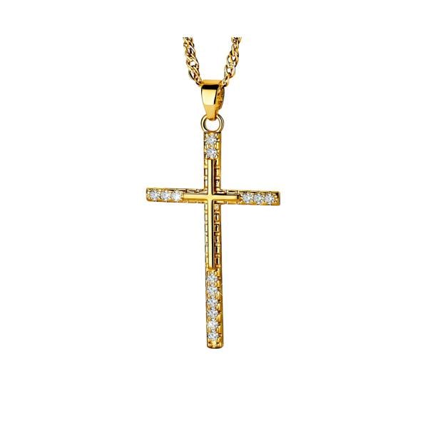 Faith Necklace - 18K Gold Plated Stainless Steel Cross Necklace