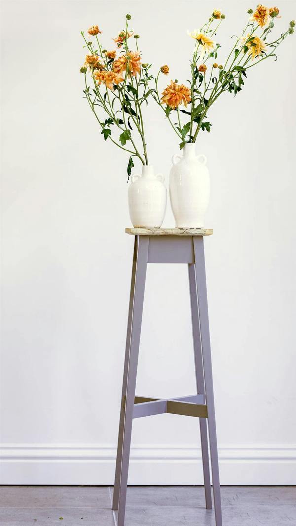 Statement Furniture Florence Plant Stand Wooden Plant Holder 80cm Tall Ready Assembled