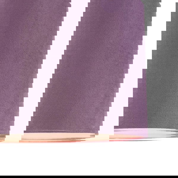 Soft Velvet Dark Lilac Fabric Round Lamp Shade for Table or Pendant Image 3