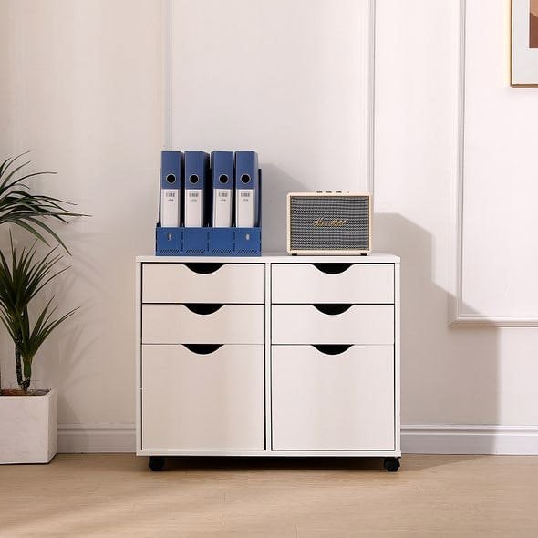 MMT Furniture Designs Mobile Filing Cabinet, Office Under Desk Storage Unit, Makeup Storage, Wardrobe Storage