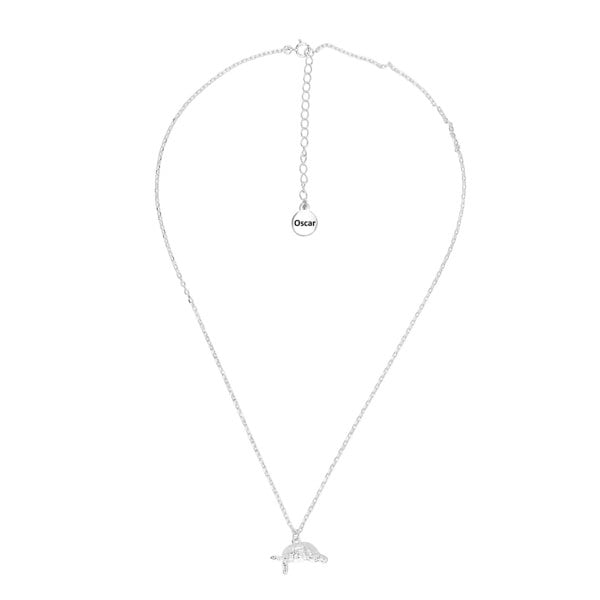 Tortoise Silver Necklace - Personalised - MYLEE London