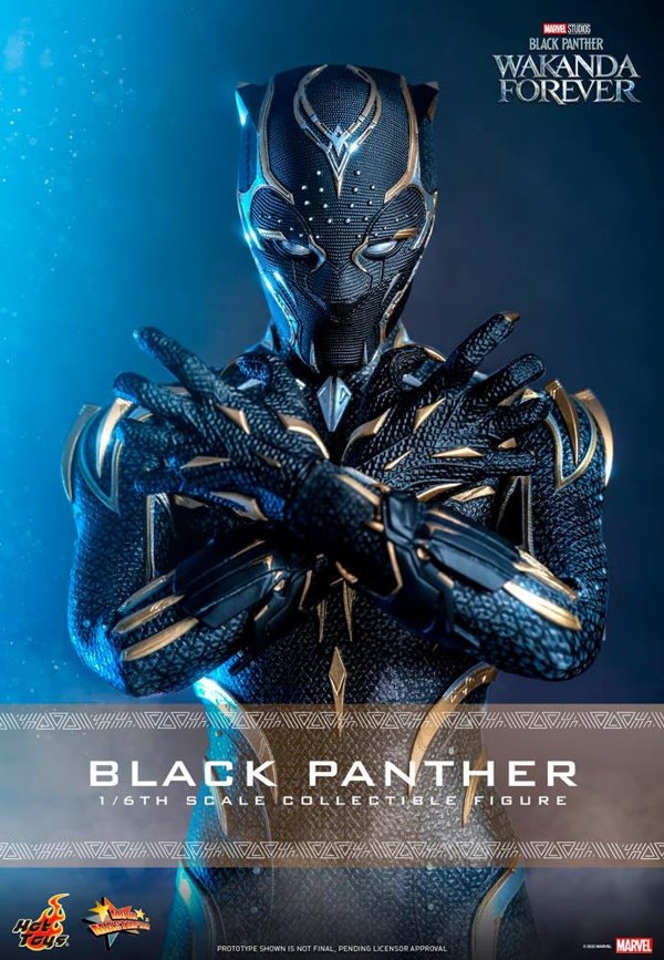 Hot Toys Black Panther Action Figure Black Panther: Wakanda Forever 1:6 Scale Hot Toys 911962