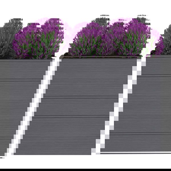 Berkfield Garden Raised Bed WPC 150x100x91 cm Grey