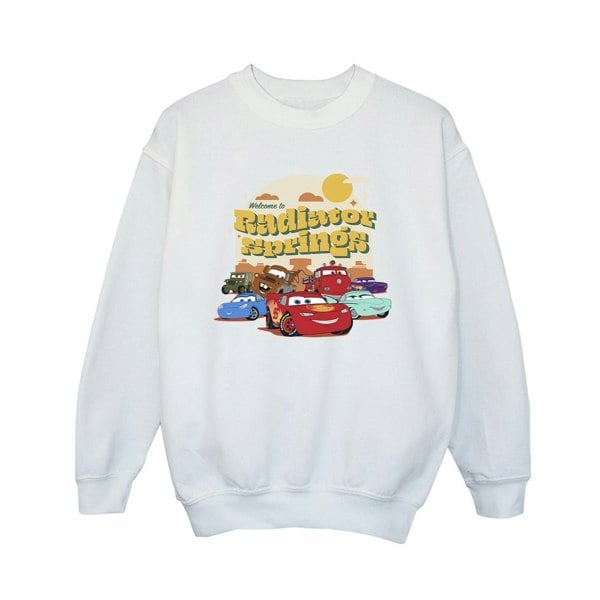 Disney Boys Cars Radiator Springs Group Sweatshirt - White