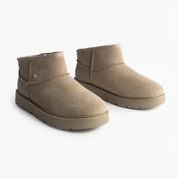 Skechers KEEPSAKES COZY - COZY MINI Womens Boots Taupe