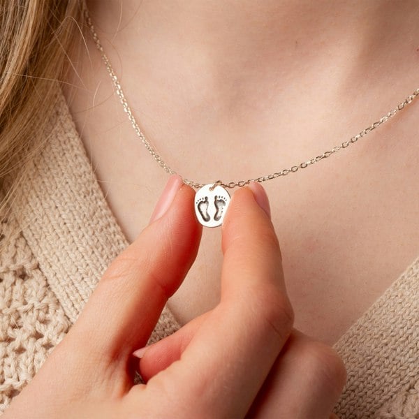 Mylee London Footprint Necklace - Sterling Silver