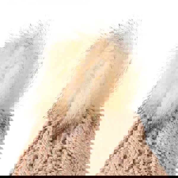 Aran Cable Pom Pom Hat Stay Cozy & Chic with Aran Cable Pom Pom Hat | Traditional Cable Knit