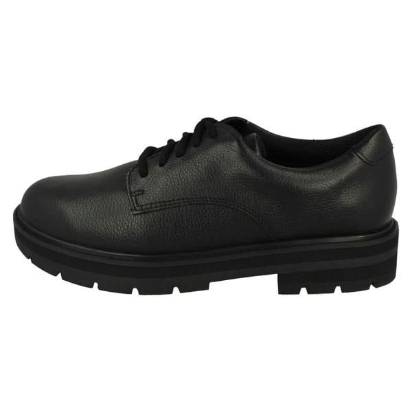 Clarks Girls Clarks Chunky Lace Up School Shoes Prague Lace