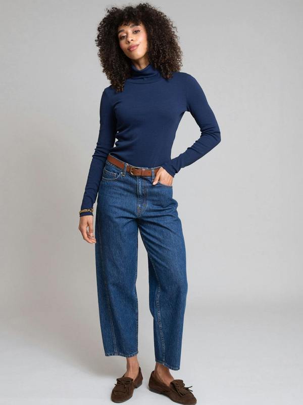 Kite Womens Organic Portesham Roll Neck Jersey Top