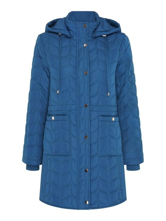 TIGI Hooded Long Line Coat