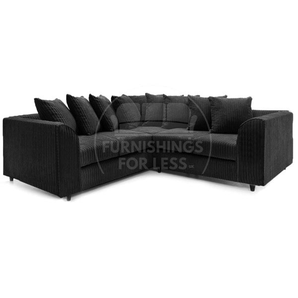Furnishings For Less Ferguson / Luxor Full Jumbo Cord Corner Sofa