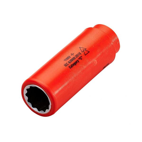 Itl Insulated Insulated Deep Socket, 1/2in Drive - Multi Colour - 