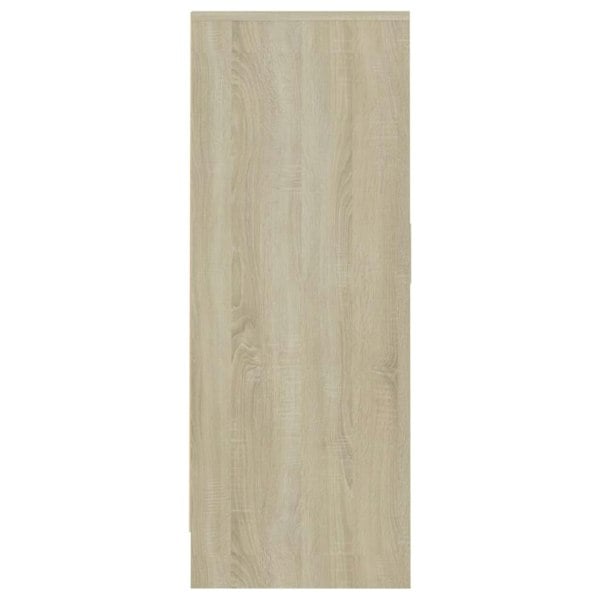Berkfield Shoe Cabinet Sonoma Oak 60x35x92 cm Engineered Wood
