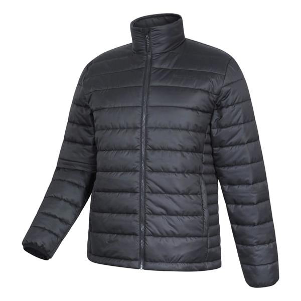 Mountain Warehouse Mens Deaks Water Resistant Padded Jacket - Black - 