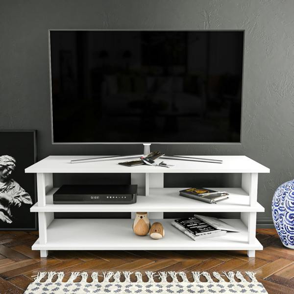 Decorotika Pueblo Modern Tv Stand TV Cabinet for TV's up to 55"