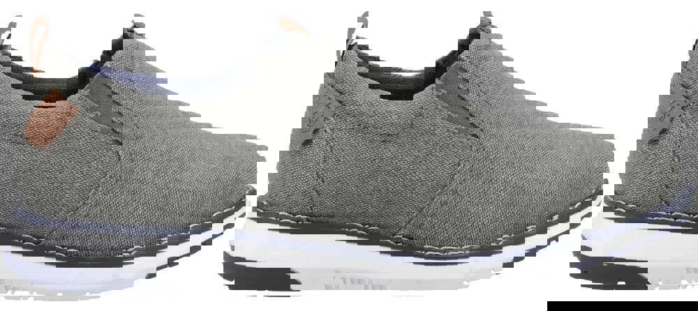 Hush Puppies Benny Mens Casual Slip On Smart Canvas Trainers Shoes