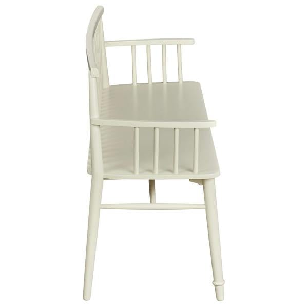 Statement Furniture Queensbury Bench with Back, Wooden Bench Seat