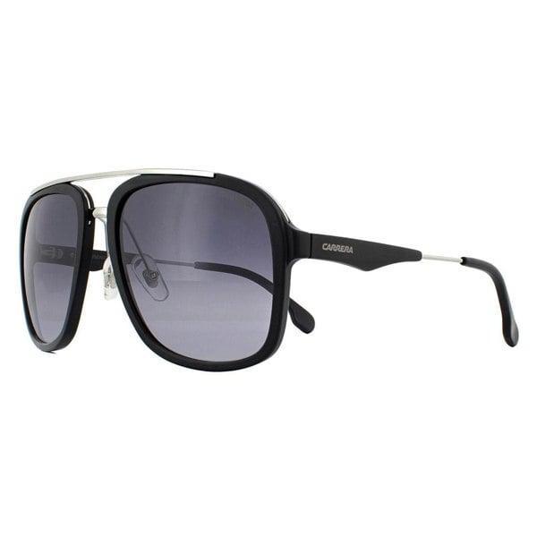 Carrera Sunglasses 133/S TI7 9O Ruthenium Matte Black Dark Grey Gradient