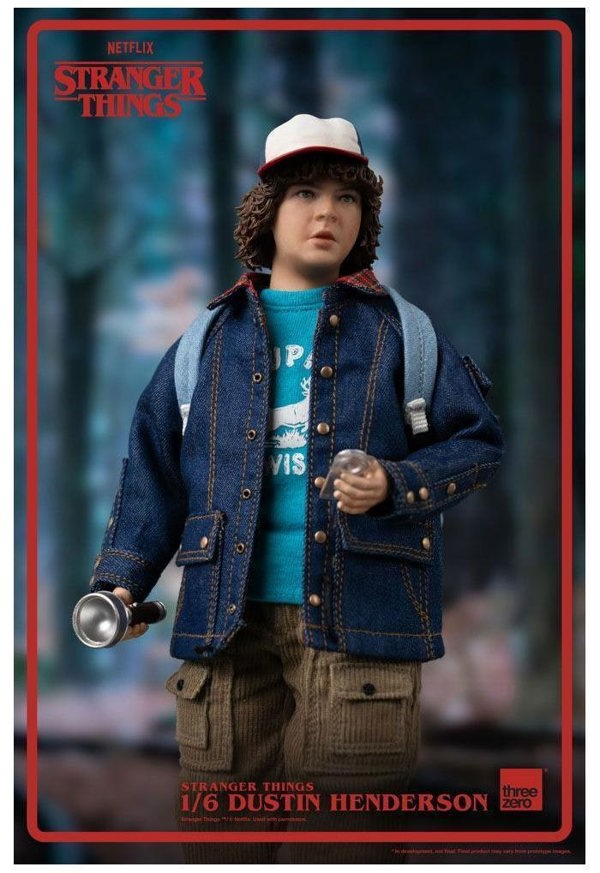 Threezero Dustin Henderson Stranger Things Collectible Figure 1:6 Scale ThreeZero 3Z02800W0