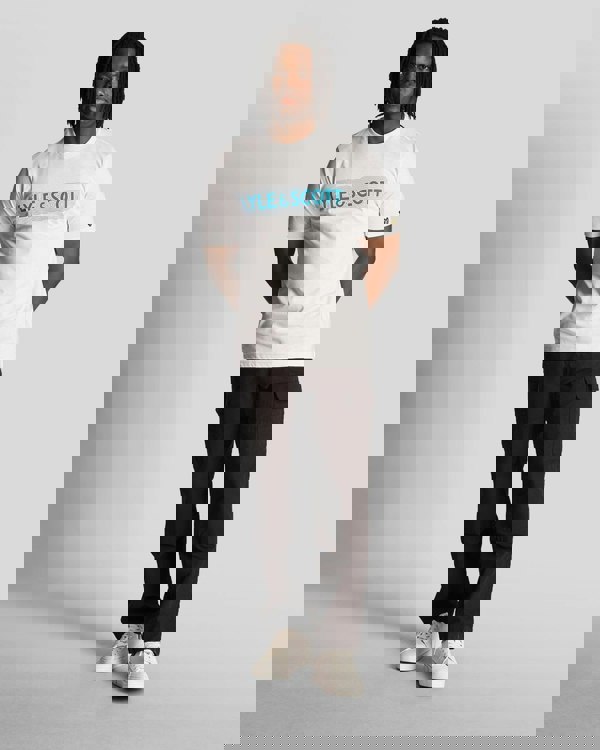 Lyle & Scott Vibrations Print Mens T-Shirt - 626 White