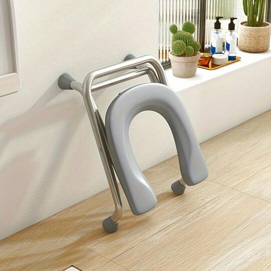 Havendro Lightweight Folding Bedside Commode Toilet Chair Removable Bucket Anti Slip