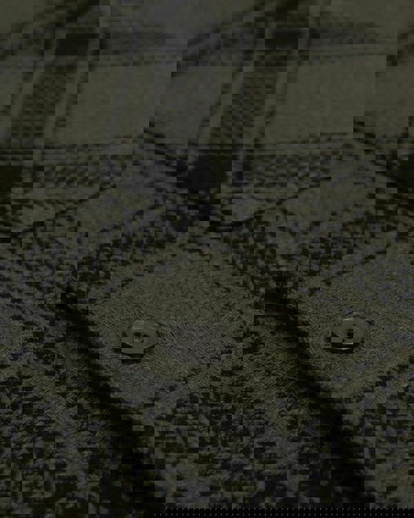 Larsson & Co Olive & Black Check Overshirt