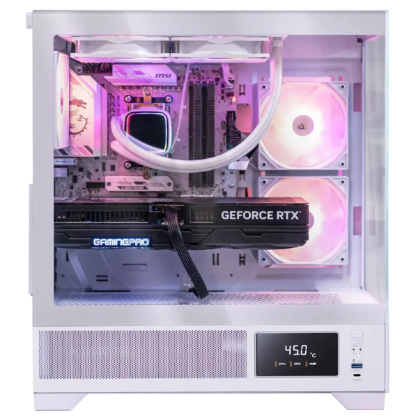 Wired2Fire Ryzen 7 RTX 5070 White Gaming PC