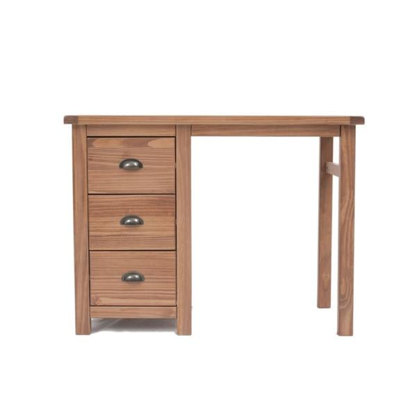 Padua 3 Drawer Desk - Dressing Table Brass Cup Handle