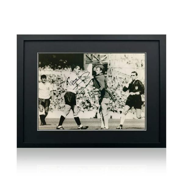 Dave Mackay Signed Tottenham Hotspur 16x12 Photo Deluxe Mount Frame