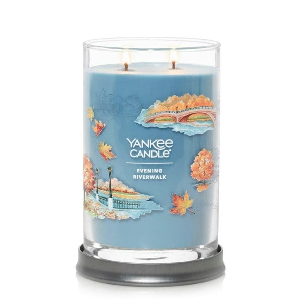 Yankee Candle Evening Riverwalk Signature Large Tumbler Blue 567g