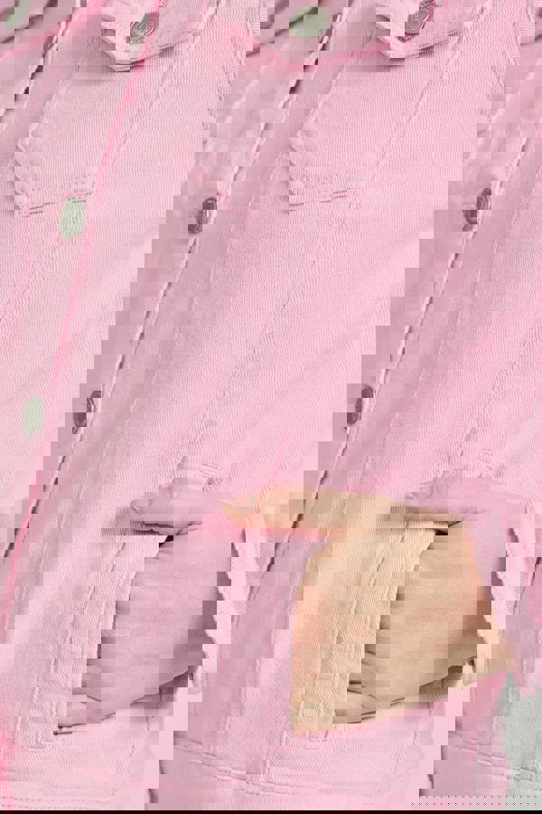 Mudflower Coloured Denim Jacket