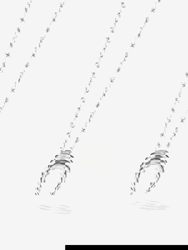 Muchv Small Horn Necklace in 18k Gold or Silver