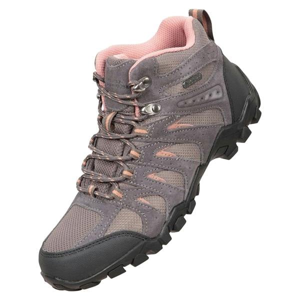 Mountain Warehouse Womens/Ladies Belfour Suede Walking Boots - Grey - 