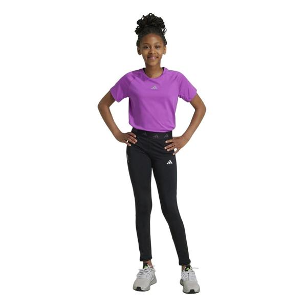 Adidas Girls Techfit Leggings - Black/White - 
