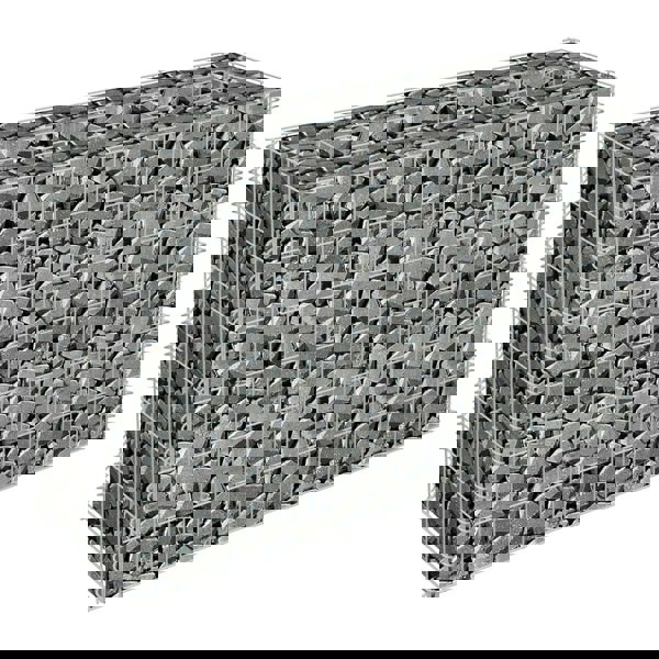 Berkfield Gabion Raised Bed Galvanised Steel 90x30x60 cm
