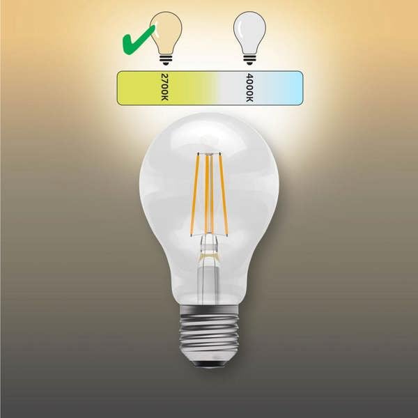 BELL Lighting E27 LED Filament GLS 7W Energy Saving Light Bulbs