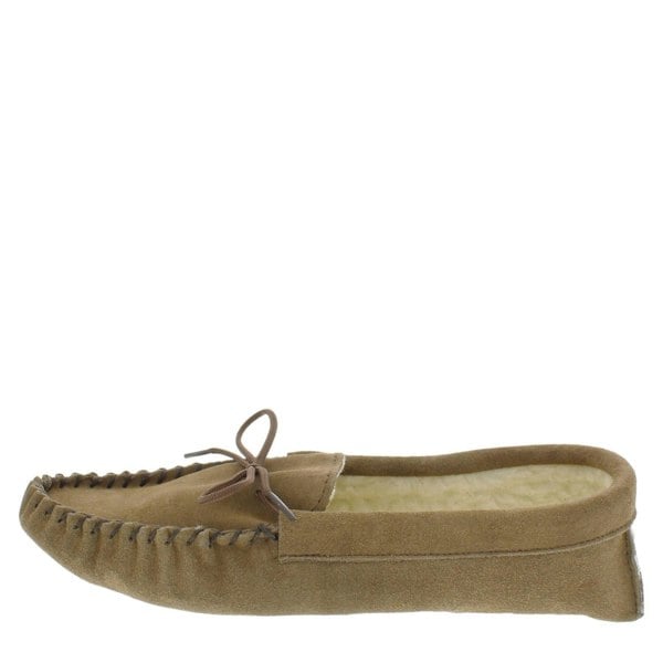 Mokkers Coopers Suede Fleece Lined Soft Sole Mens Moccasin Slippers Made In England