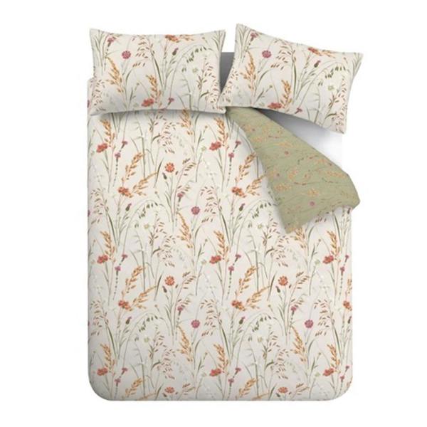BRUSHED BRUSHED BRUSHED G/mere Floral Green Duvet Cover Set