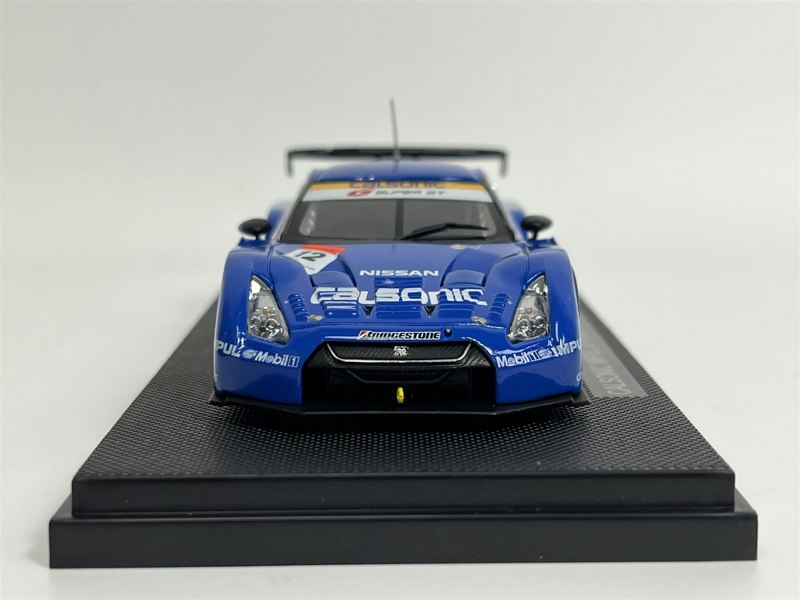 Ebbro Nissan GTR Calsonic Impul SGT500 2010 Rd.3 Fuji #12 1:43 Scale 44443