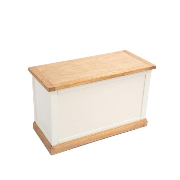 Cabinet Bits Trevi Off White Blanket Box Ottoman