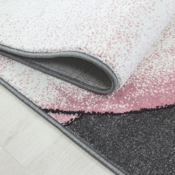 Viva Rugs Childrens Animal Rug Grey Pink Elephant Nursery Carpet Kids Play Baby Room Mats