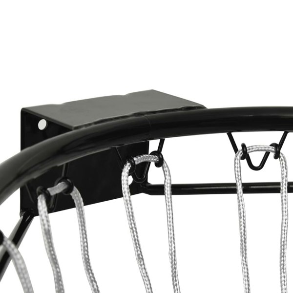 Berkfield Basketball Ring Black 39 cm Steel