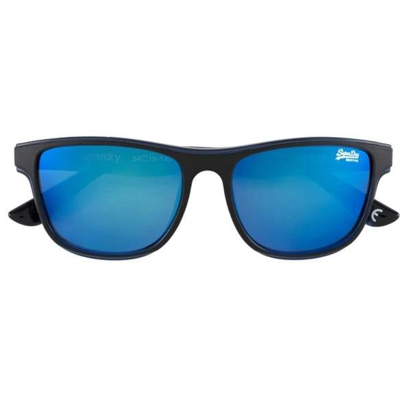 Superdry Sunglasses SDS Rockstep 112 Black Blue Mirror