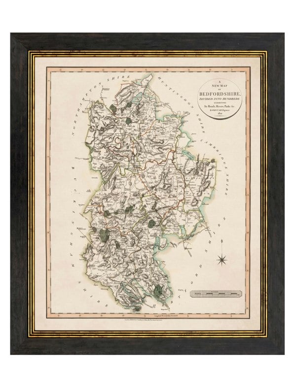 Exceptional Art c.1806 County Maps of England