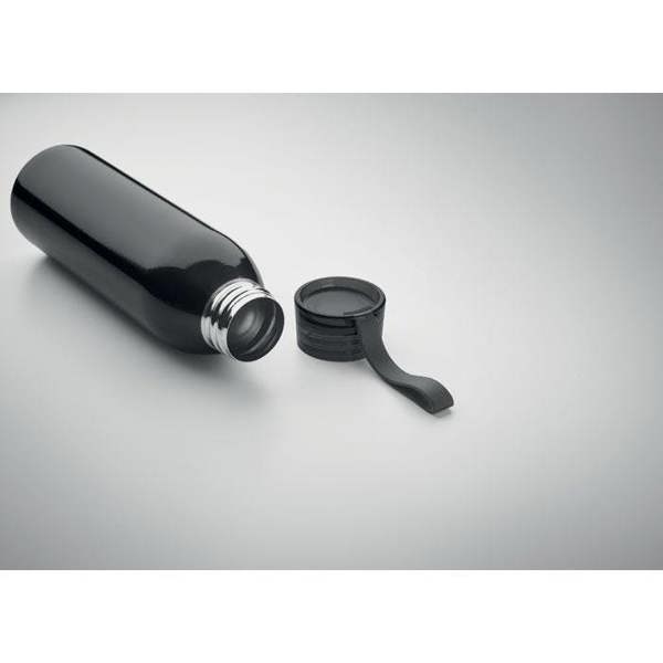 MidOcean Bira Stainless Steel 650ml Bottle - Black - 