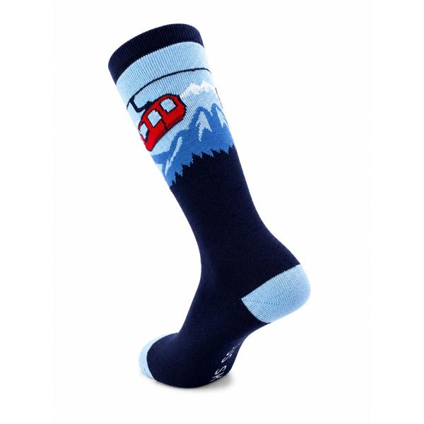 Lotus Ski Cable Car Warn Skiing Socks