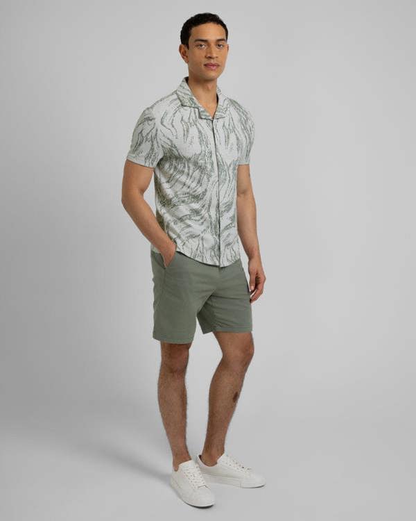 Steel & Jelly Pinner - Wave Effect Short Sleeve Shirt