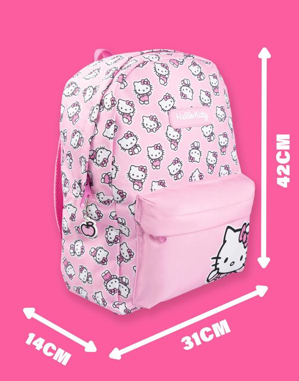 Vanilla Underground Hello Kitty Girls Pink Character Backpack (One Size)